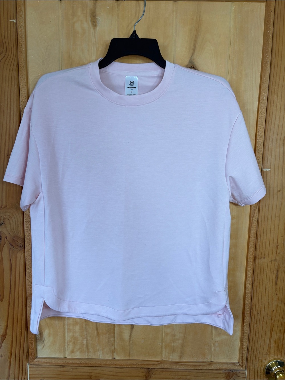 Members Mark Women’s Pink Classic Crewneck T-Shirt